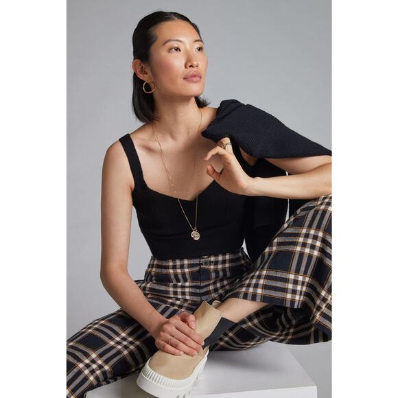 Anthropologie Maeve Cashmere Cropped Top - Large - Picture 6 of 7